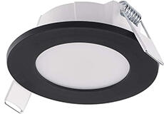 EMOS Lori LED spot lámpa fürdőszobába 4.5 Watt, állítható színhőmérséklet - fekete LED panel (ZV1164)