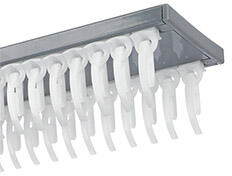 Gardinia Slim-Line alumínium függönysín szett (szürke) - 2 sor - 150 cm (SL2EM 150cm)