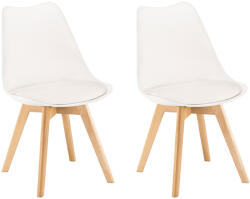 Leziter Silla étkezőszék 2 db fehér színben (DA232AW_2) - geminiduo