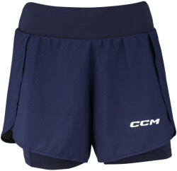 CCM Pantali scurți pentru femei Training 2in1 Navy S