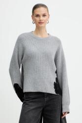 PINKO pulóver gyapjúkeverékből - szürke L - answear - 81 990 Ft