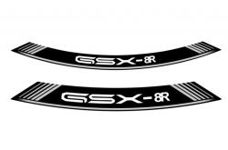 Puig Rim strip PUIG GSX-R 21959P ezüst set of 8 rim strips