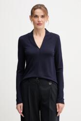 Benetton felső sötétkék, sima, 31NLD401X - sötétkék S