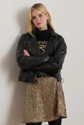 Lauren Ralph Lauren bőrdzseki - fekete 40