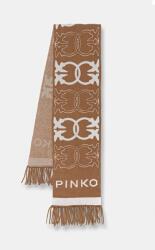 Pinko sál gyapjúkeverékből - barna Univerzális méret - answear - 45 990 Ft