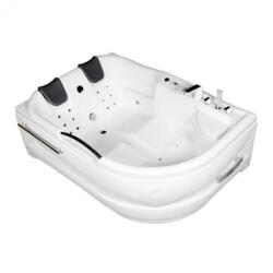 Wellis Cadă de baie cu hidromasaj asimetrică Dublo E-Drive, 180x130 cm cu baterie (WK00005-5)