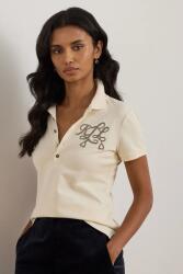 Lauren Ralph Lauren poló - bézs S - answear - 40 390 Ft