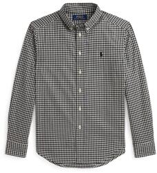 Ralph Lauren gyerek ing pamutból fekete, 323980977002 - fekete 163-174