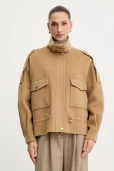 Pinko dzseki gyapjúkeverékből - zöld S