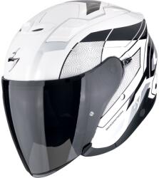 Scorpion Cască de motocicletă Scorpion EXO-Z1 VUE open face alb-negru-argintiu (SCRP123-492-286)