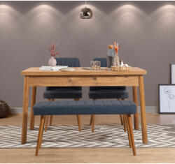 Costa 4 Személyes Étkezőszett - Atlanti Fenyő, Sötétkék