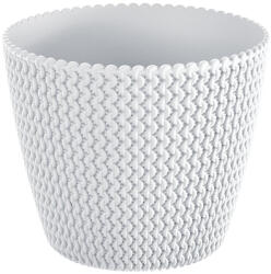  Kaspó fonott DSP190 FEHÉR (5 db/csomag) - ár/db (PE-5955)