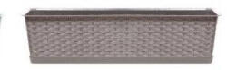 Balkonláda rattan, alátéttel ISR500P, 50 cm MOKKA (10 db/csomag) - ár/db (PE-6132)