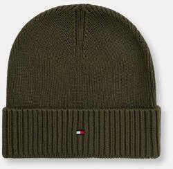 Tommy Hilfiger sapka kasmír keverékből bézs, AM0AM12796 - zöld Univerzális méret