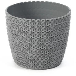  Kaspó fonott DSP260 SZÜRKE (5 db/csomag) - ár/db (PE-5969)