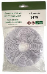  Tépőzár szalag szunyoghálóhoz FEHÉR (PE-1478)