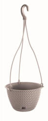 Kaspó akasztós, fonott DSPW230 MOKKA (5 db/csomag) - ár/db (PE-5942)