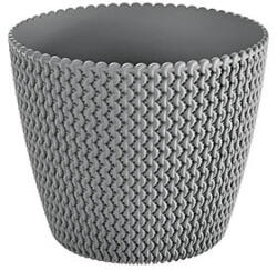  Kaspó fonott DSP160 SZÜRKE (5 db/csomag) - ár/db (PE-5954)