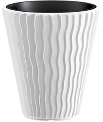  Virágváza alacsony, henger 40 x 44 cm DBSP400 FEHÉR (PE-6070)