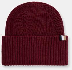 BOSS sapka gyapjú keverékből - burgundia Univerzális méret