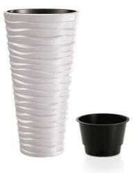  Virágváza magas, henger 40 x 71 cm DPSP400 FEHÉR (PE-6030)