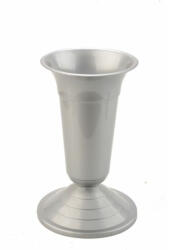  Virágváza temetői 30cm EZÜST beton nehezékkel (PE-7014)