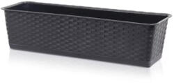  Balkonláda rattan, alátéttel ISR700P, 70 cm, SÖTÉTBARNA (10 db/csomag) - ár/db (PE-5929)