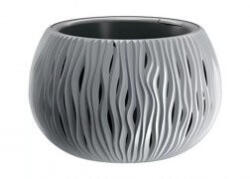  Virágtál, betét+akasztó 29 cm DSK290WS HULLÁMOS SZÜRKE (PE-5973)