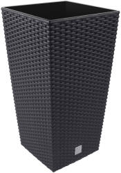  Virágváza rattan 225mm ANTRACIT DRTS225 (PE-6684)