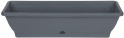  Virágláda tálcával 60cm 11l (IPE) ANTRACIT (10 db/cs) - ár/db (PE-7790)