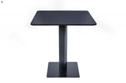Mobiliamo Szögletes Étkezőasztal, Bisztró Asztal Fekete Színben Palermo - 70X70 cm. /80x80 cm. Mdf-fém Palermo - 70X70 cm. /80x80 cm. Mdf-fém