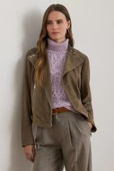 Lauren Ralph Lauren motoros bőrdzseki - barna 36