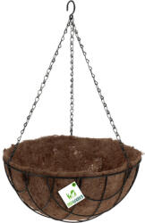  Kaspó - függő -30cm - préselt kókusz belsővel (437100120) (PE-8295)