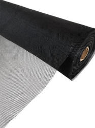  Szúnyogháló fekete üvegszálas PROF 120 cm x 30 m (PE-2918)
