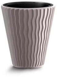  Virágváza alacsony, henger 30 x 33 cm DBSP300 MOKKA (PE-6063)