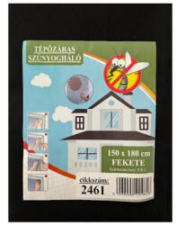  Tépőzáras szúnyogháló FEKETE 150x180cm (PE-2461)