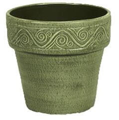  Agyag kaspó ZÖLD (PE-2839)