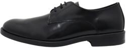 Silesco Pantofi barbati, Silesco, 140-SL-Negru, elegant, piele naturala, cu toc, negru (Marime: 41)