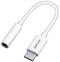 Astrum AS040 Type - C - 3, 5 mm-es jack átalakító adapter fehér