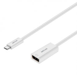 Astrum DA640 USB Type-C - Display port anya adapter fehér