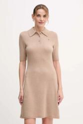 Tommy Hilfiger gyapjú ruha - bézs XL - answear - 46 990 Ft