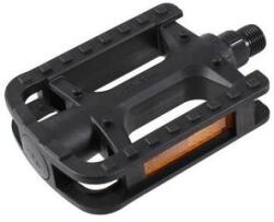  Pedál 9/16" mtb műanyag 112x78mm golyós + prizma fekete