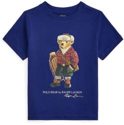 Ralph Lauren gyerek pamut póló - lila 109-116