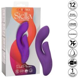CalExotics Stella Dual Pleaser Lila Masszírozó Vibrátor , G -pont Stimulátorral (d-233085)