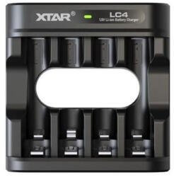 XTAR LC4 1, 5V Li-ion AA/AAA akkumulátor töltő (Xtar-LC4)