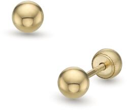 Lisa-gyerek ékszerek Lisa arany teli gömb fülbevaló - JTAG-4212-18 (JTAG-04212-18)