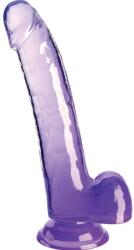 King Cock Plus King Cock - átlátszó Dildó Herékkel 20, 3 Cm Lila (d-236642)