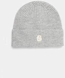BOSS gyapjú sapka - szürke Univerzális méret - answear - 22 790 Ft