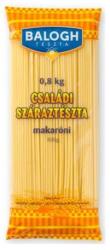 Balogh Tészta családi tojásnélküli száraztészta makaróni 800 g