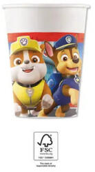 Mancs Őrjárat Rescue Heroes papír pohár 8 db-os 200 ml FSC